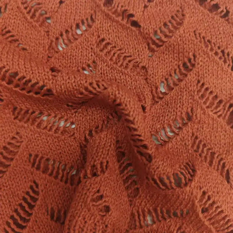 China Yarn for Open Cardigan (Sweater),Full-Zipper Cardigan (Sweater),Half-Zipper Cardigan (Sweater),Hoodie  (Sweater) Slub Yarn Fancy Yarn BCI Cotton Polyester Dark red color buy from China wholesaler bulk order at wholesale price free worldwide shipping Alibaba