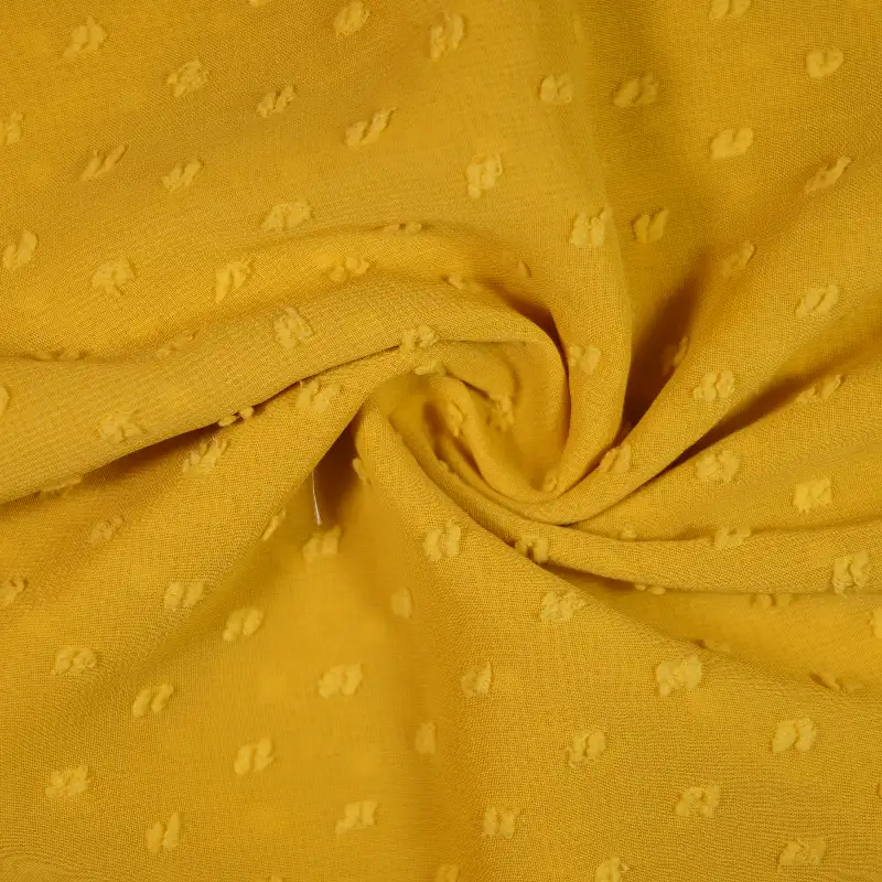 China Fabric for Shirt,Pants,T-Shirt,Tank Top,Crop Top Polyester Jacquard Synthetic Woven Fabric Polyester yellow color buy from China wholesaler bulk order at wholesale price free worldwide shipping Alibaba