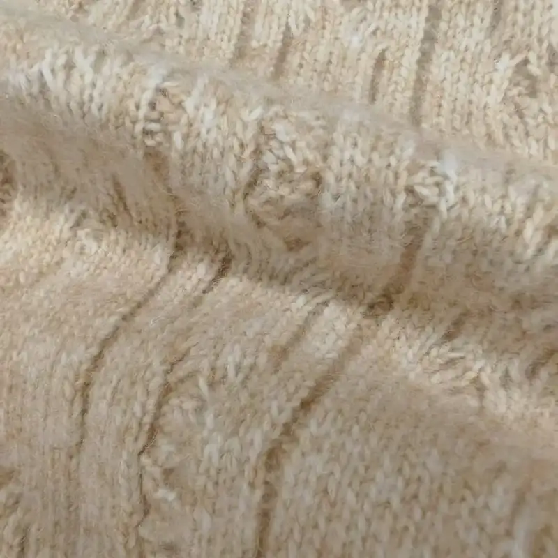 China Yarn for Open Cardigan (Sweater),Half-Zipper Cardigan (Sweater),Crew Neck Pullover (Sweater) Air Spun Yarn Fancy Yarn Polyester Alpaca Wool cream-coloured color buy from China wholesaler bulk order at wholesale price free worldwide shipping Alibaba