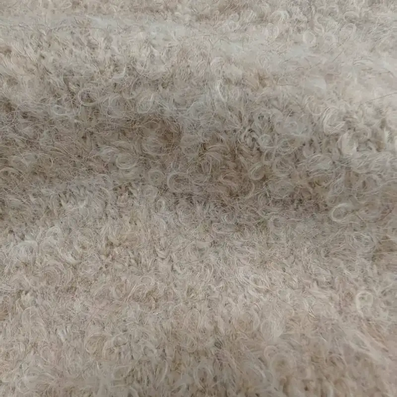 China Yarn for Open Cardigan (Sweater),Knitted Jacket (Sweater),Round Neck Pullover (Sweater) Boucle Yarn Fancy Yarn Wool Nylon Elastane Polyester Recycled Polyester green，brown color buy from China wholesaler bulk order at wholesale price free worldwide shipping Alibaba