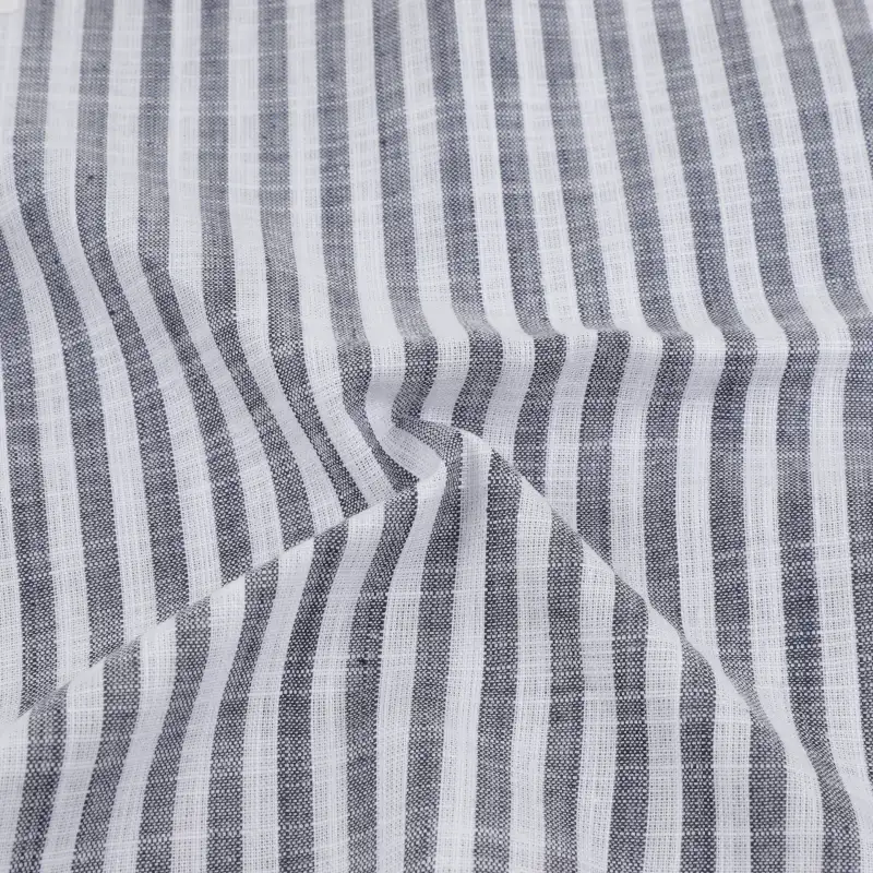 Bangladesh Fabric for Shirt,Womens Slim Fit Shirt,Womens Stand Collar Shirt,Womens Rolled Cuff T-shirt Cotton Slub Natural Woven Fabric Cotton Slub White/Black YD color buy from Bangladesh wholesaler bulk order at wholesale price free worldwide shipping Alibaba
