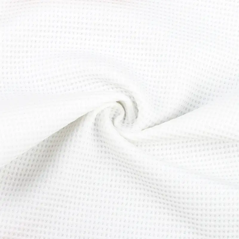 China Fabric for Polo Shirt,Crop Top,Hoodie,T-shirt  Jacquard Knit Fabric Polyester white color buy from China wholesaler bulk order at wholesale price free worldwide shipping Alibaba