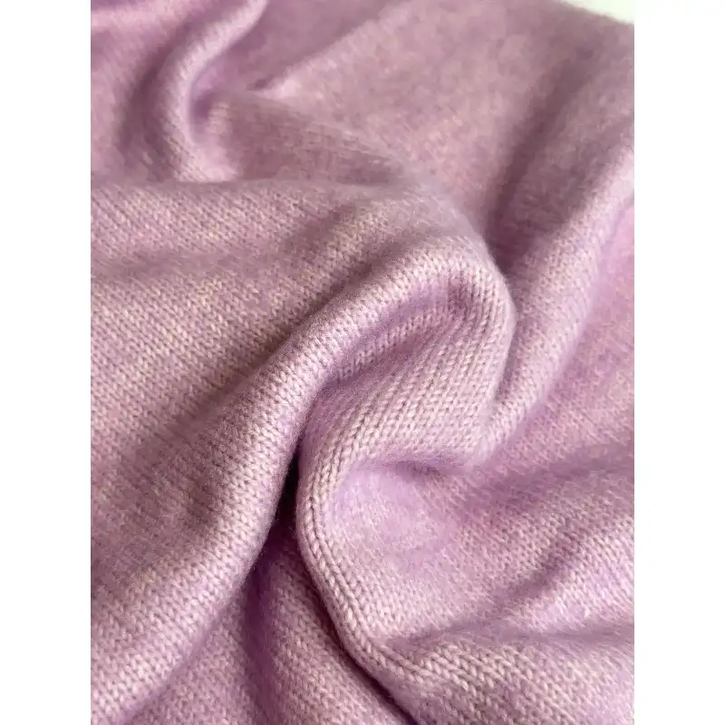 China Yarn for Open Cardigan (Sweater),Knitted Jacket (Sweater),Round Neck Pullover (Sweater),Crew Neck Pullover (Sweater),Crop Top Pullover (Sweater) Air Spun Yarn Fancy Yarn Cotton Acrylic 浅紫 color buy from China wholesaler bulk order at wholesale price free worldwide shipping Alibaba