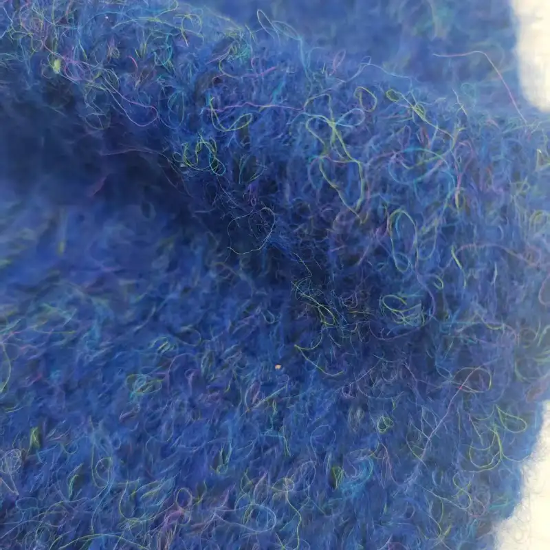 China Yarn for Hoodie,Open Cardigan (Sweater),Full-Zipper Cardigan (Sweater),Round Neck Pullover (Sweater) Air Spun Yarn Fancy Yarn Recycled Polyester Polyester Nylon Acrylic Wool Blue color buy from China wholesaler bulk order at wholesale price free worldwide shipping Alibaba