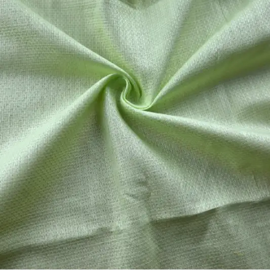 India Fabric for Shirt Cotton Dobby Natural Woven Fabric COTTON Light Green color buy from India wholesaler bulk order at wholesale price free worldwide shipping Alibaba