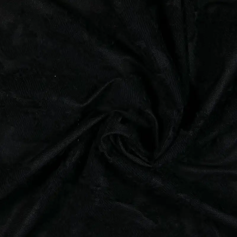 China Fabric for Tank Midi Dress,Sleeveless Corset Midi Dress,Tank Wrap Midi Dress Jacquard Woven Blended Fabric Cotton Polyester Spandex black color buy from China wholesaler bulk order at wholesale price free worldwide shipping Alibaba
