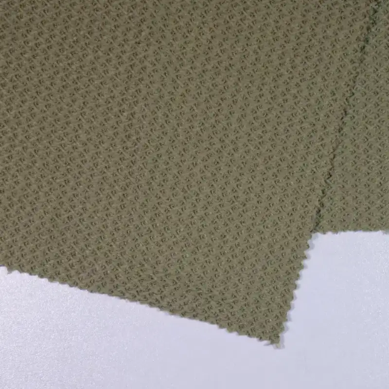 China Fabric for Polo Shirt,Full-Zipper Cardigan ,Hoodie   Jacquard Knit Fabric Polyester Dark green color buy from China wholesaler bulk order at wholesale price free worldwide shipping Alibaba