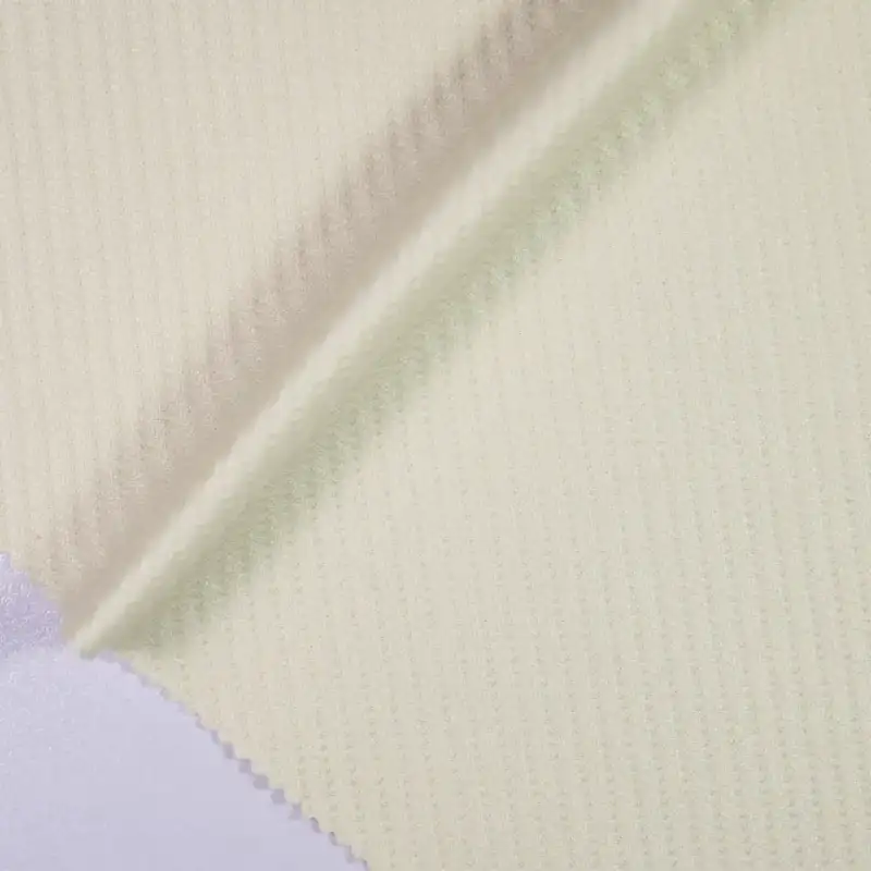 China Fabric for Jackets,Polo Shirt,Crop Top,Knitted Jacket ,Hoodie  ,Sweatshirt Jacquard Knit Fabric Polyester Off-white color buy from China wholesaler bulk order at wholesale price free worldwide shipping Alibaba