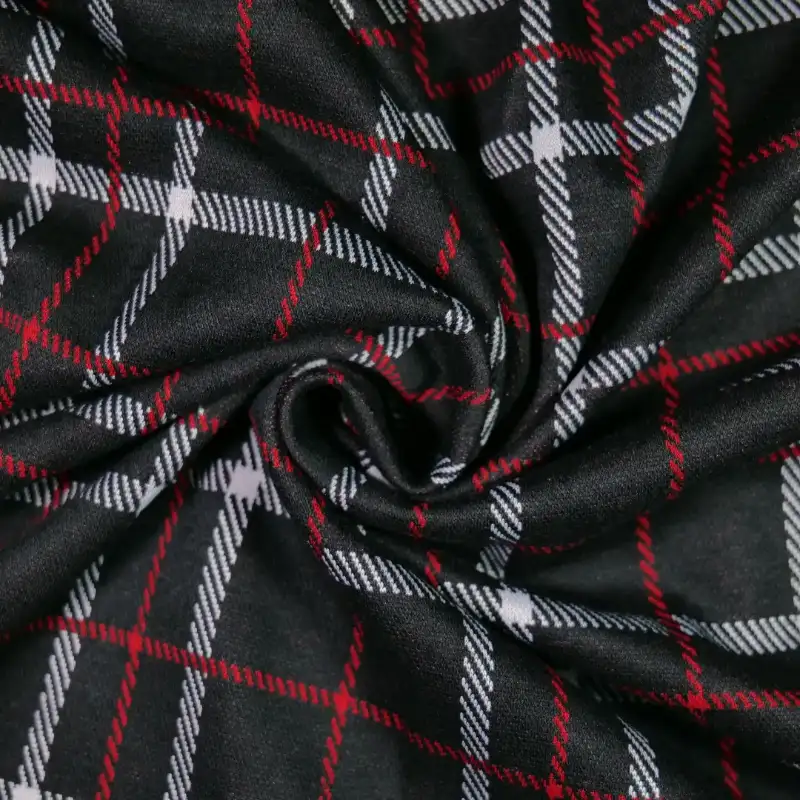 China Fabric for Jackets,Hoodie Yarn-dyed fabric Knit Fabric Rayon Spandex Polyester black color buy from China wholesaler bulk order at wholesale price free worldwide shipping Alibaba