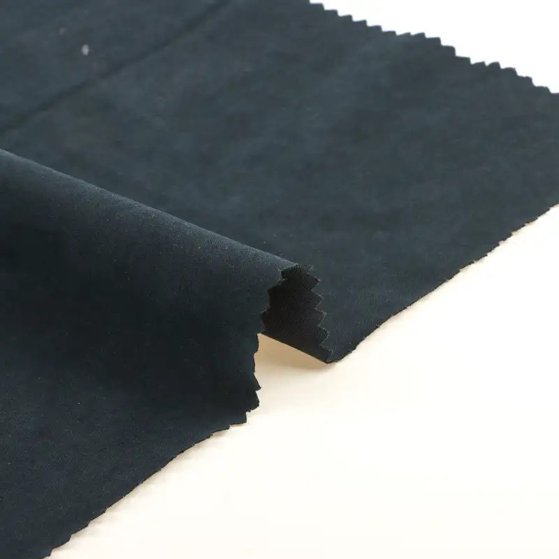 China Fabric for Pants,Jackets,Skirt,Trench Coat,Skirt  Peach Skin Micro Fibre Fabric Woven Blended Fabric Polyester Nylon Navy color buy from China wholesaler bulk order at wholesale price free worldwide shipping Alibaba