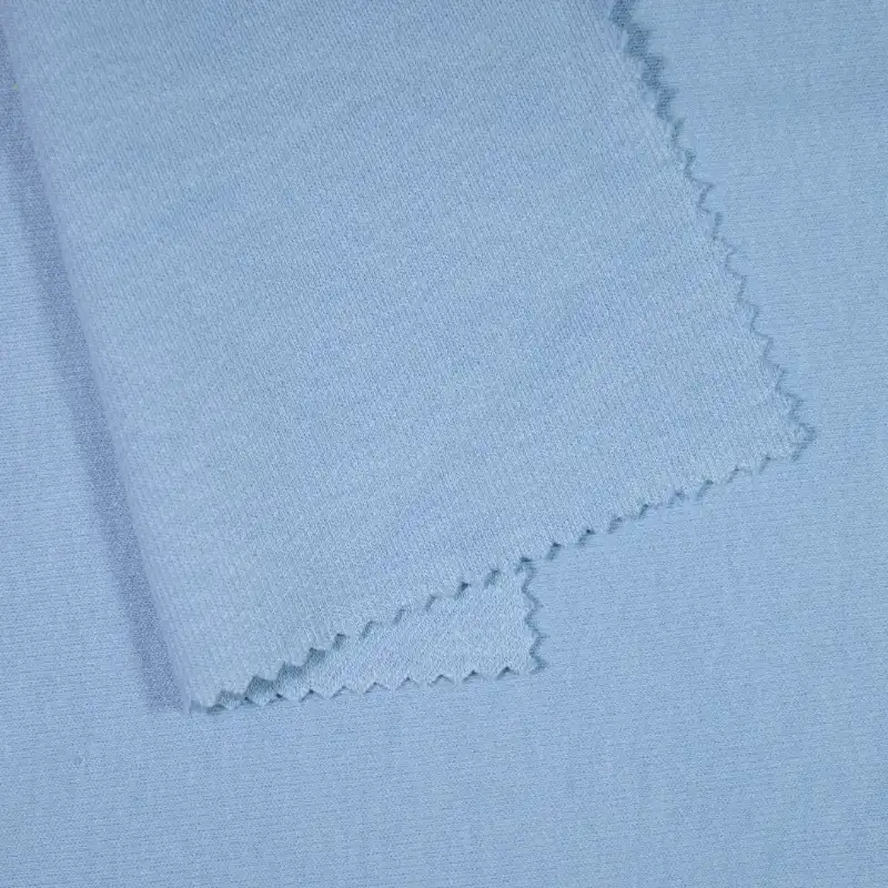 China Fabric for T-Shirt,Tank Top,Men’s Vest ,Tank Wrap Midi Dress Rib Knit Fabric Cotton Polyester Elastane BLUE color buy from China wholesaler bulk order at wholesale price free worldwide shipping Alibaba