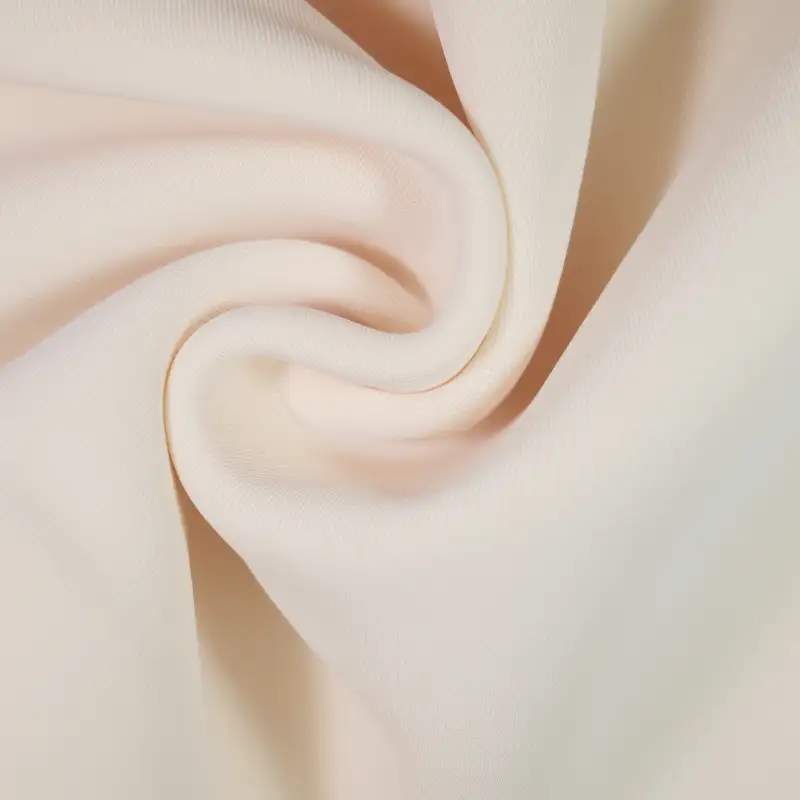 China Fabric for Jackets,Trench Coat,Dresses (Pullover) ,Sweatshirt Scuba Knit Fabric Viscose Polyester Beige color buy from China wholesaler bulk order at wholesale price free worldwide shipping Alibaba