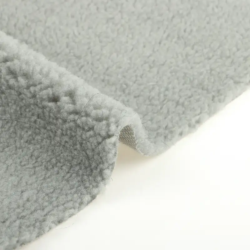 China Fabric for Jackets,Overcoat Sherpa Knit Fabric Polyester green color buy from China wholesaler bulk order at wholesale price free worldwide shipping Alibaba