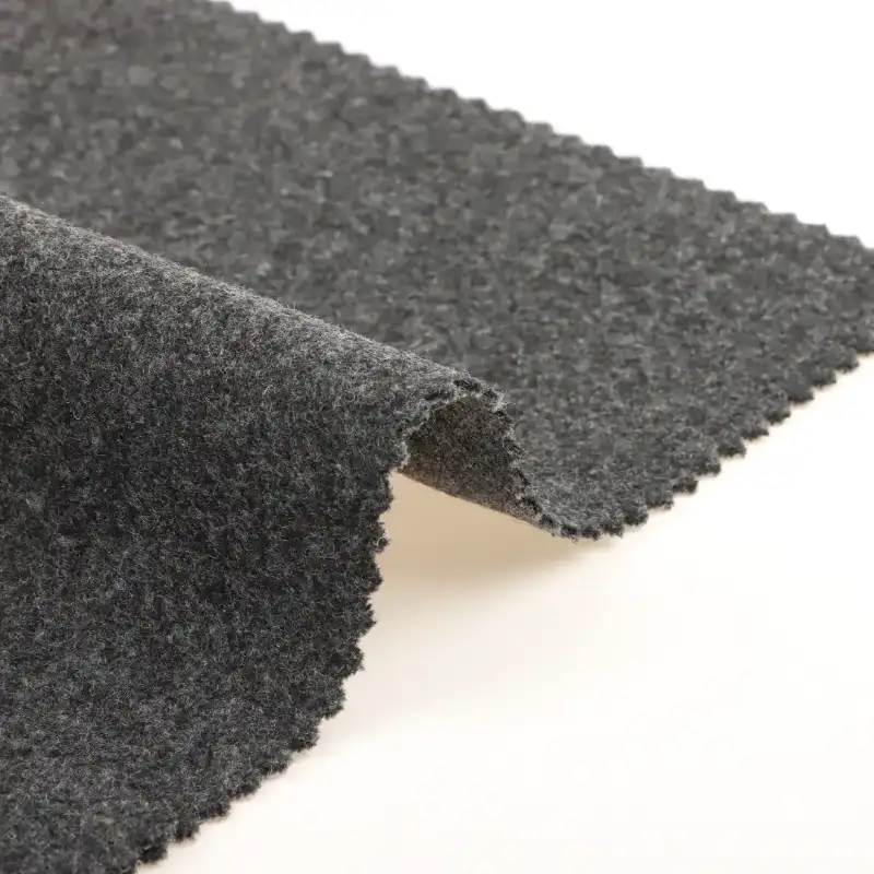 China Fabric for Pants,Skirt Melton Woolen Chemical Fiber Polyester Wool Cashmere dark grey color buy from China wholesaler bulk order at wholesale price free worldwide shipping Alibaba