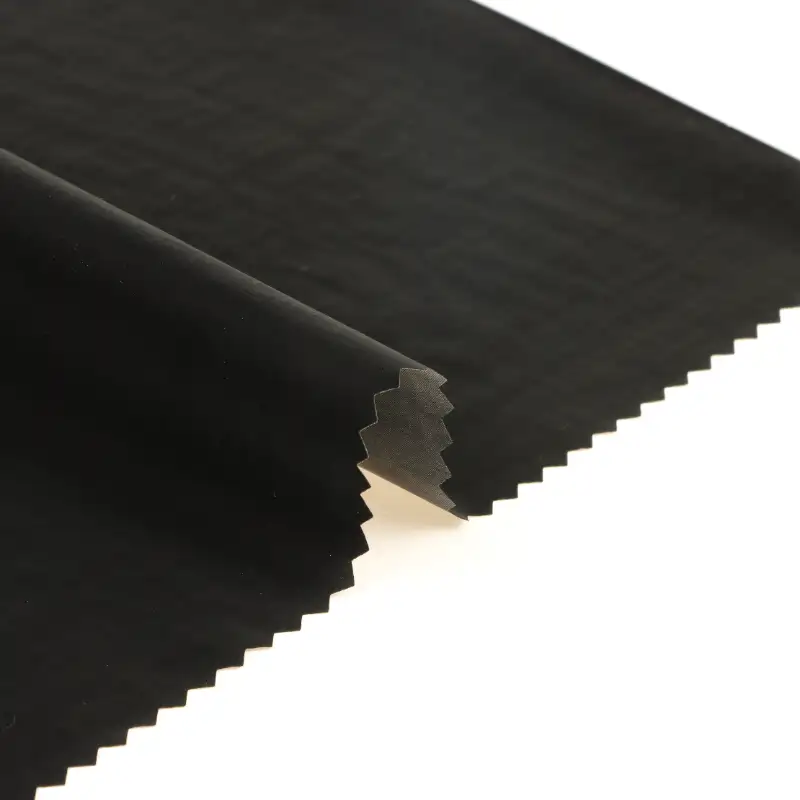 China Fabric for Down Jacket Nylon Taffeta Synthetic Woven Fabric Nylon black color buy from China wholesaler bulk order at wholesale price free worldwide shipping Alibaba