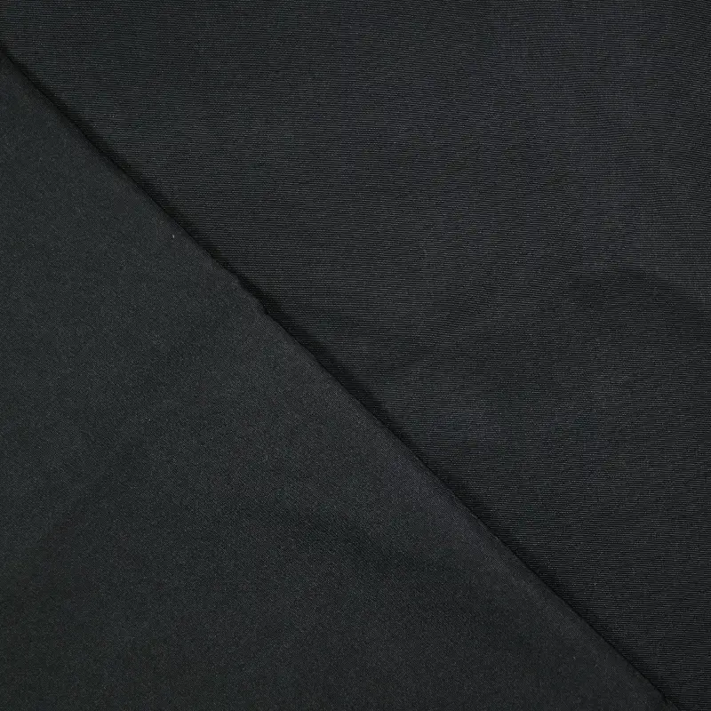 China Fabric for Trench Coat,Open Waistcoat,Strap Midi Dress Polyester Imitation Memory Fabric Synthetic Woven Fabric Nylon black color buy from China wholesaler bulk order at wholesale price free worldwide shipping Alibaba
