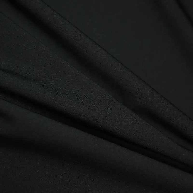 China Fabric for Shirt,Pants,Skirt Four-way Stretch (Bi-Stretch) Synthetic Woven Fabric Nylon Spandex black color buy from China wholesaler bulk order at wholesale price free worldwide shipping Alibaba