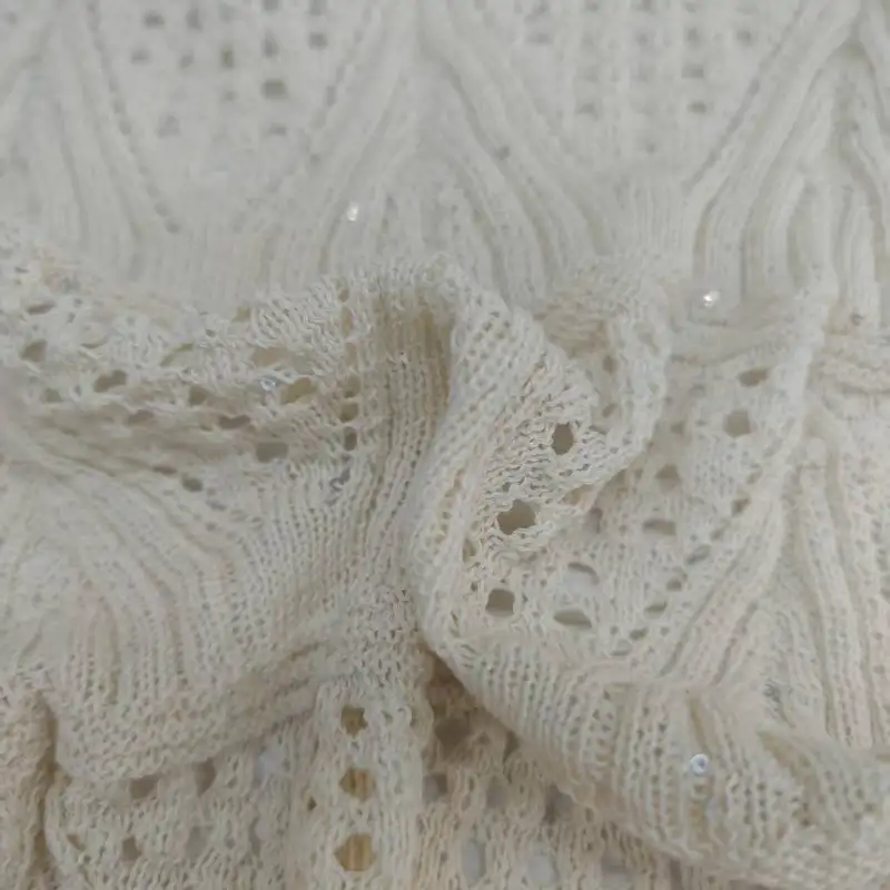 China Yarn for Open Cardigan (Sweater),Full-Zipper Cardigan (Sweater),Half-Zipper Cardigan (Sweater) Core Spun Yarn Regular Yarn Recycled Polyester cream-coloured color buy from China wholesaler bulk order at wholesale price free worldwide shipping Alibaba