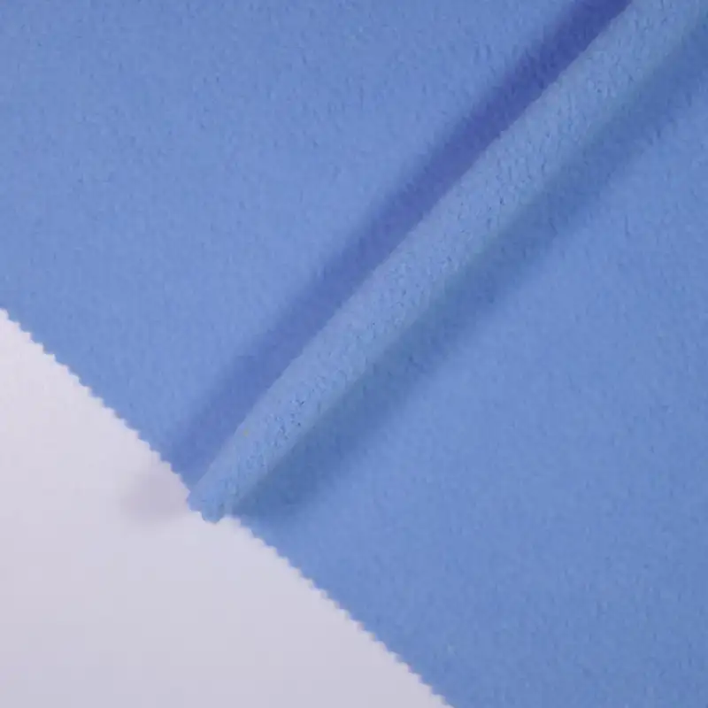 China Fabric for Jackets,Trench Coat,Open Waistcoat,Long Sleeve Base Layer Top Polar Fleece Knit Fabric Polyester blue color buy from China wholesaler bulk order at wholesale price free worldwide shipping Alibaba