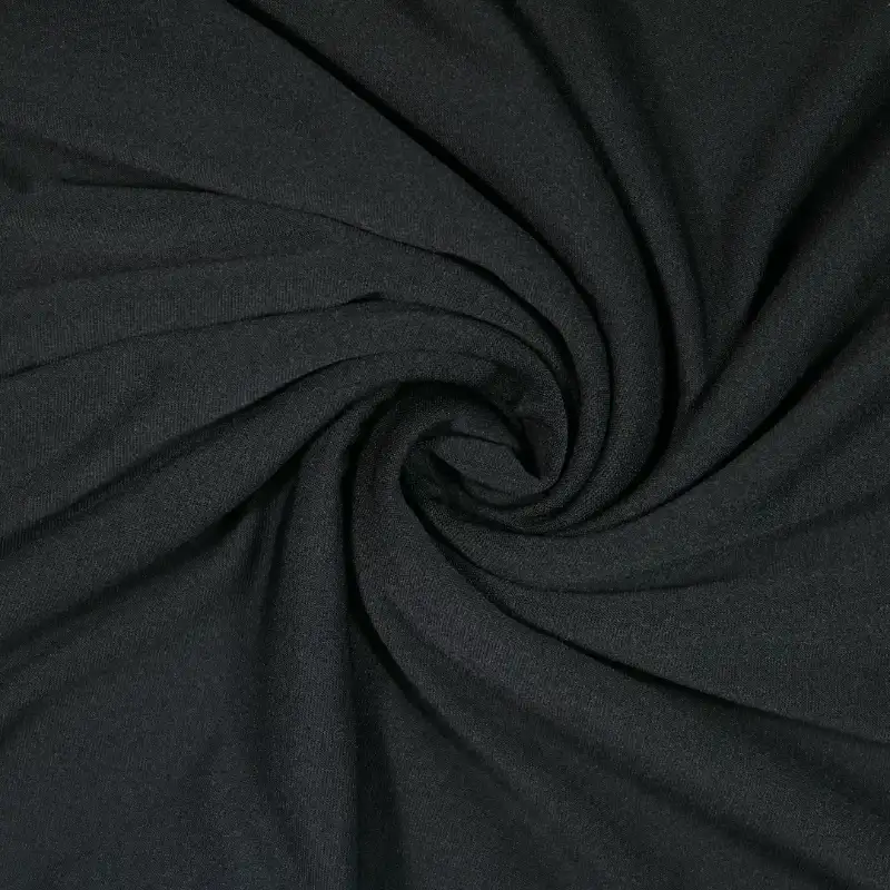 China Fabric for T-Shirt,Polo Shirt Interlock Knit Fabric Polyester Spandex black color buy from China wholesaler bulk order at wholesale price free worldwide shipping Alibaba