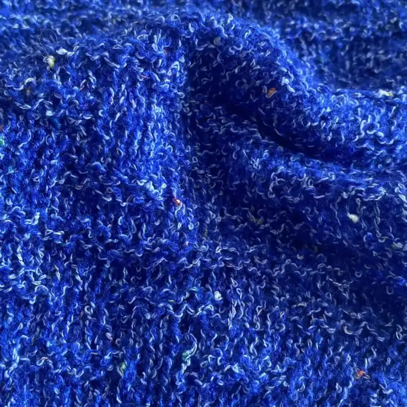 China Yarn for Open Cardigan (Sweater) Boucle Yarn Fancy Yarn Acrylic Polyester BLUE color buy from China wholesaler bulk order at wholesale price free worldwide shipping Alibaba