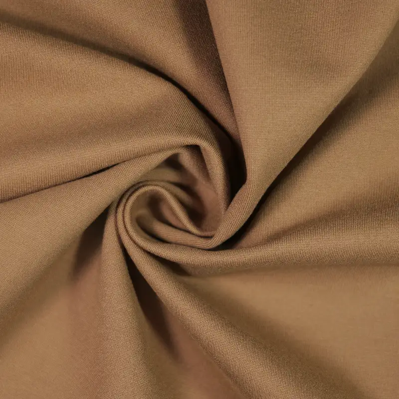 China Fabric for Jackets,Trench Coat,Padded Jacket Ponte Roma Knit Fabric Rayon Nylon Spandex brown color buy from China wholesaler bulk order at wholesale price free worldwide shipping Alibaba