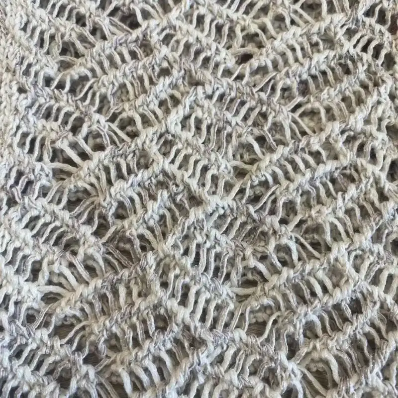 China Yarn for Open Cardigan (Sweater) Flat Tape Yarn Fancy Yarn Cotton Polyester Cream color buy from China wholesaler bulk order at wholesale price free worldwide shipping Alibaba