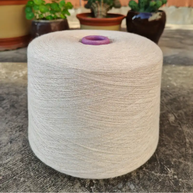 China Yarn for Ladies Vest (Sweater),Men’s Vest (Sweater) Ring Spun Regular Yarn Cotton Beige color buy from China wholesaler bulk order at wholesale price free worldwide shipping Alibaba