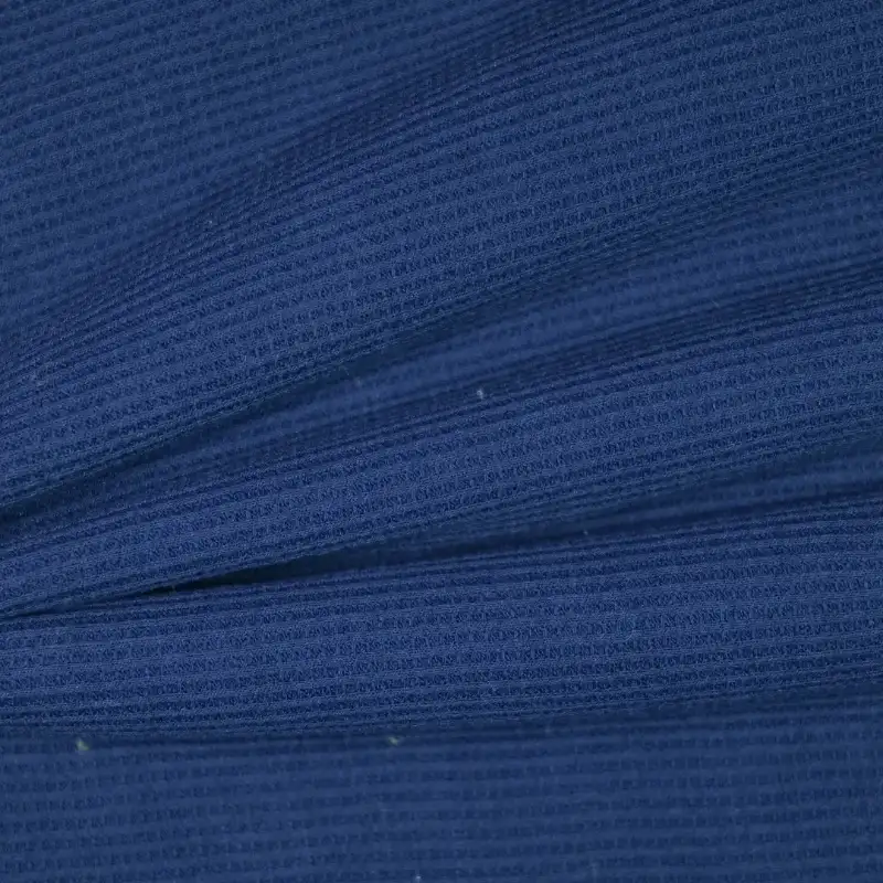 China Fabric for T-Shirt,Skirt,Backless Beach Dress Waffle Knit Fabric Cotton Polyester navy color buy from China wholesaler bulk order at wholesale price free worldwide shipping Alibaba