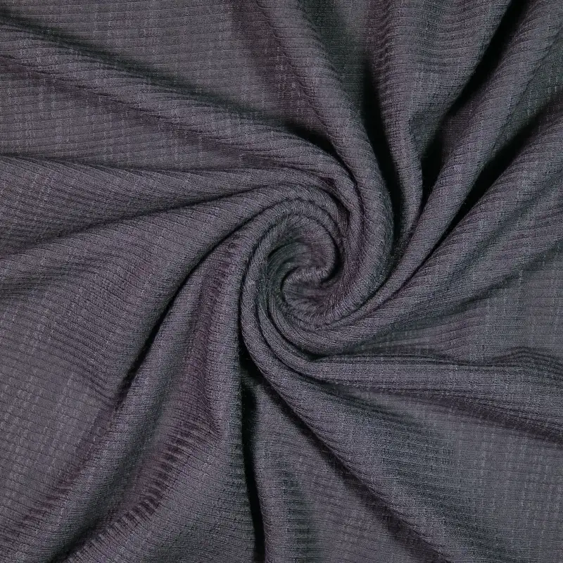China Fabric for T-Shirt,Long Sleeve Base Layer Top,Tank Midi Dress Rib Knit Fabric Rayon Spandex dark grey color buy from China wholesaler bulk order at wholesale price free worldwide shipping Alibaba