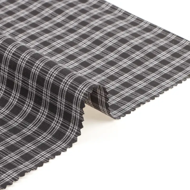 China Fabric for Shirt,Blouse,Skirt,Shorts TC Yarn Dye Woven Blended Fabric Cotton Polyester Spandex Check color buy from China wholesaler bulk order at wholesale price free worldwide shipping Alibaba