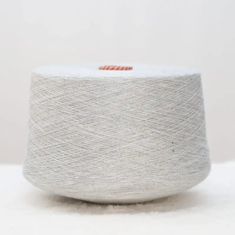 China Yarn for Ladies Vest (Sweater),Open Cardigan (Sweater),Round Neck Pullover (Sweater) Semi-Worsted Spun Regular Yarn Cotton Acrylic Grey color buy from China wholesaler bulk order at wholesale price free worldwide shipping Alibaba