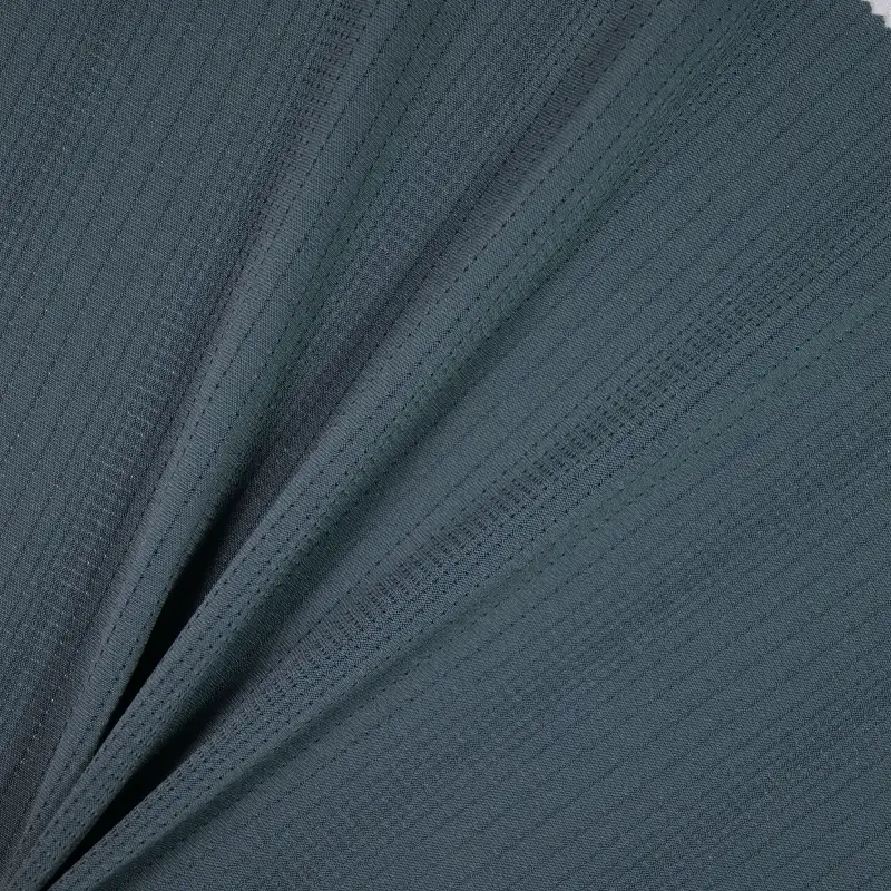 China Fabric for T-Shirt,Polo Shirt,Skirt,Yoga Clothes,Kids Puff Sleeve Tier Dress Jacquard Knit Fabric Spandex Polyester blue color buy from China wholesaler bulk order at wholesale price free worldwide shipping Alibaba