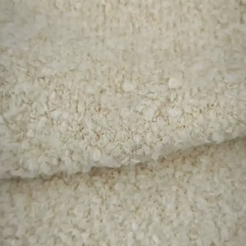 China Yarn for Open Cardigan (Sweater),Full-Zipper Cardigan (Sweater),Half-Zipper Cardigan (Sweater),Knitted Jacket (Sweater),Round Neck Pullover (Sweater) Boucle Yarn Fancy Yarn Polyester Acrylic Wool Elastane 米色 color buy from China wholesaler bulk order at wholesale price free worldwide shipping Alibaba