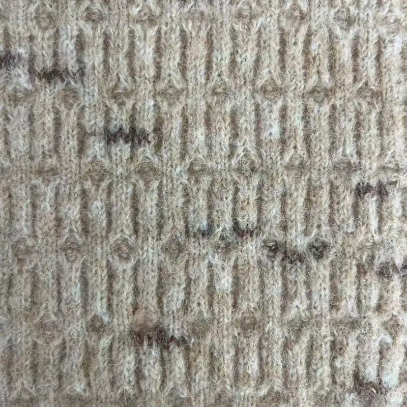 China Yarn for Half-Zipper Cardigan (Sweater),Knitted Trousers (Sweater),Kids Crew-Neck Cardigan (Sweater),Womens Loose-Fit Dress (Sweater) Mossy Yarn Fancy Yarn Recycled Polyester Wool Elastane Acrylic brown color buy from China wholesaler bulk order at wholesale price free worldwide shipping Alibaba