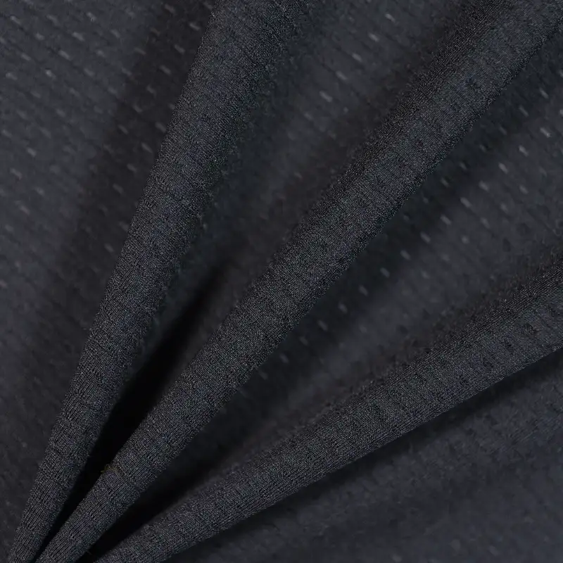 China Fabric for T-Shirt,Yoga Clothes Jacquard Knit Fabric Polyester Spandex black color buy from China wholesaler bulk order at wholesale price free worldwide shipping Alibaba