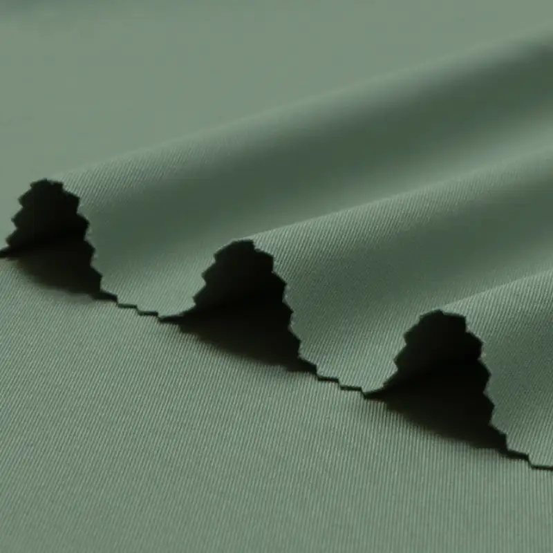 China Fabric for Pants,Jackets,Skirt Twill Synthetic Woven Fabric Polyester green color buy from China wholesaler bulk order at wholesale price free worldwide shipping Alibaba