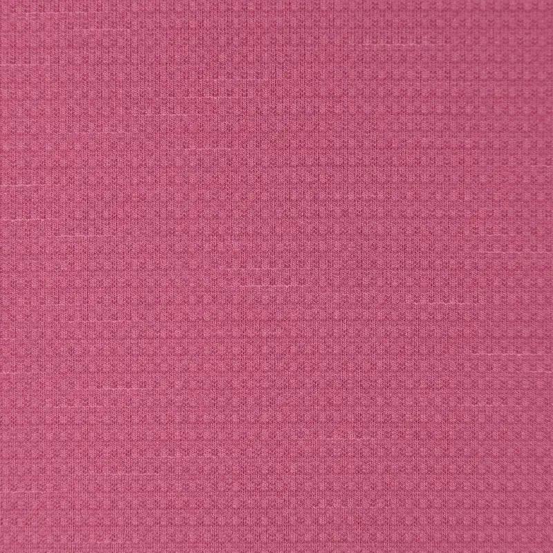 China Fabric for Loungewear Jacquard Knit Fabric Rayon Nylon Spandex Dark pink color buy from China wholesaler bulk order at wholesale price free worldwide shipping Alibaba
