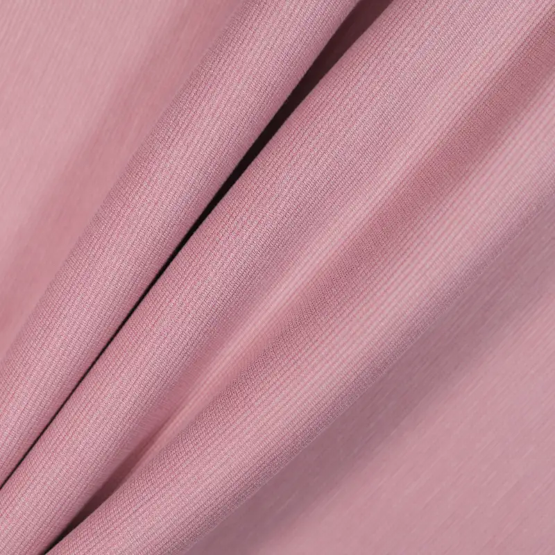 China Fabric for T-Shirt,Polo Shirt,Jogger,Hoodie,Yoga Clothes Single Jersey Knit Fabric Lyocell Recycled Viscose Polyester Spandex pink color buy from China wholesaler bulk order at wholesale price free worldwide shipping Alibaba