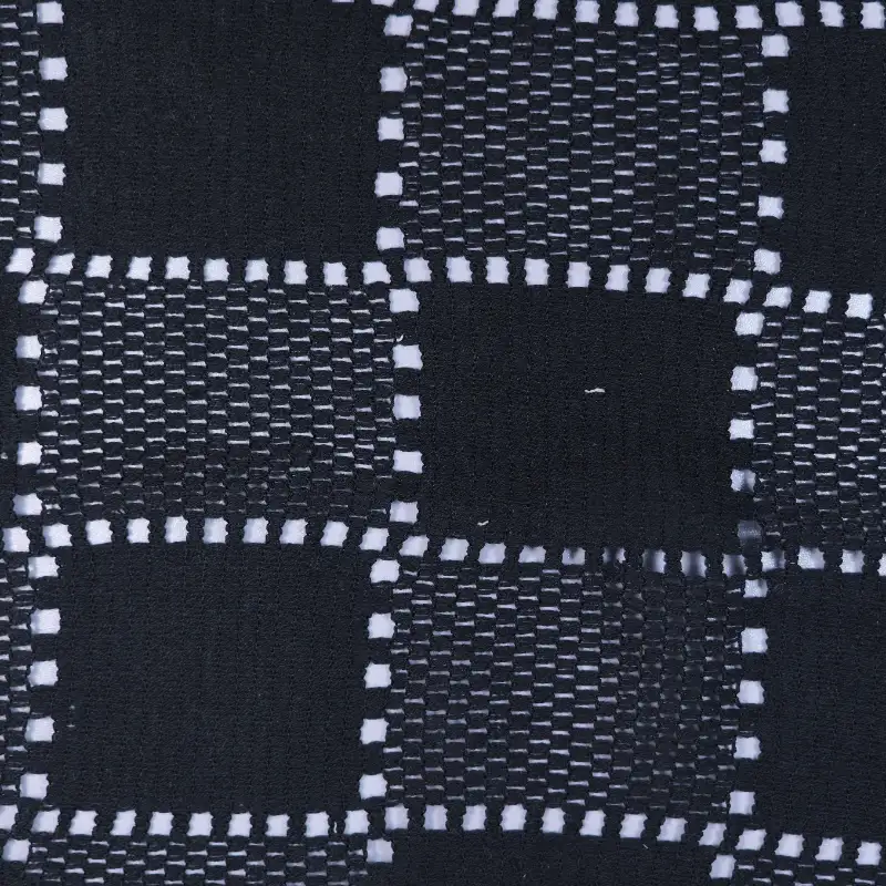 China Fabric for T-Shirt,Polo Shirt,Blouse Lace Knit Fabric Polyester Cotton black color buy from China wholesaler bulk order at wholesale price free worldwide shipping Alibaba