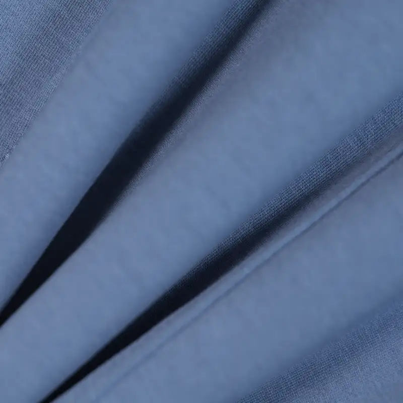 China Fabric for Hoodie,Casual Baseball Jacket,Light Jacket,Men's Cargo Pants Scuba Knit Fabric Polyester Cotton Spandex blue color buy from China wholesaler bulk order at wholesale price free worldwide shipping Alibaba