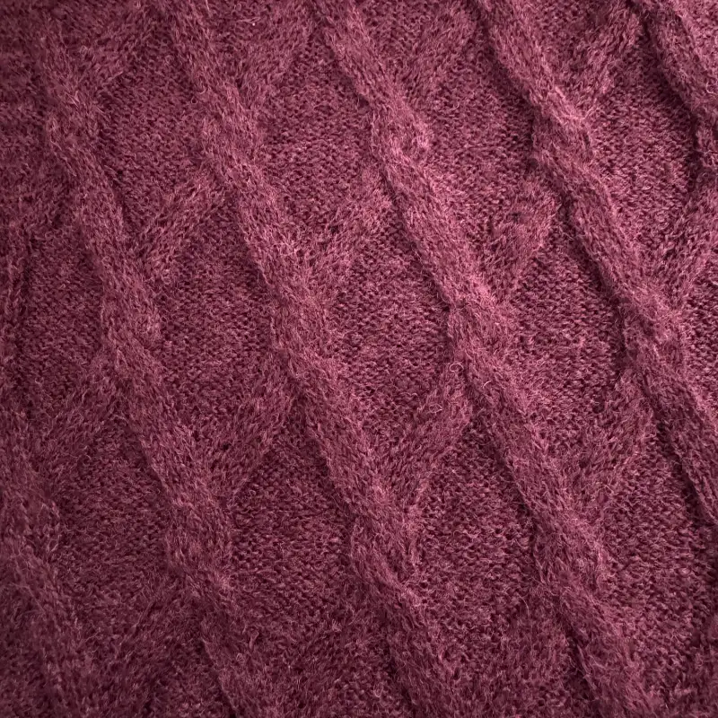 China Yarn for Men’s Vest (Sweater),Open Cardigan (Sweater),Half-Zipper Cardigan (Sweater),U-Neck Cardigan (Sweater) Mossy Yarn Fancy Yarn Nylon Acrylic Wool Burgundy color buy from China wholesaler bulk order at wholesale price free worldwide shipping Alibaba