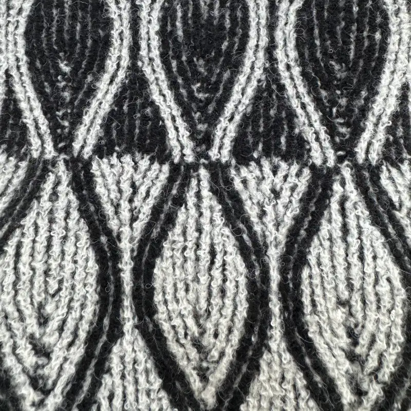 China Yarn for Ladies Vest (Sweater),Men’s Vest (Sweater),Open Cardigan (Sweater),Full-Zipper Cardigan (Sweater),Crew Neck Pullover (Sweater),U-Neck Cardigan (Sweater) Mossy Yarn Fancy Yarn Recycled Polyester Acrylic Wool Nylon Spandex Black White color buy from China wholesaler bulk order at wholesale price free worldwide shipping Alibaba