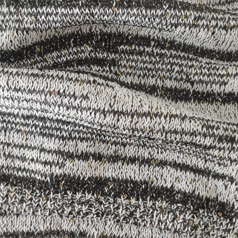 China Yarn for Ladies Vest (Sweater),Men’s Vest (Sweater),Open Cardigan (Sweater),Kids Crew-Neck Cardigan (Sweater),Roll Neck Jumper (Sweater) Twisted Yarn Twisted Yarn Sequin Cotton Polyester Black/White color buy from China wholesaler bulk order at wholesale price free worldwide shipping Alibaba
