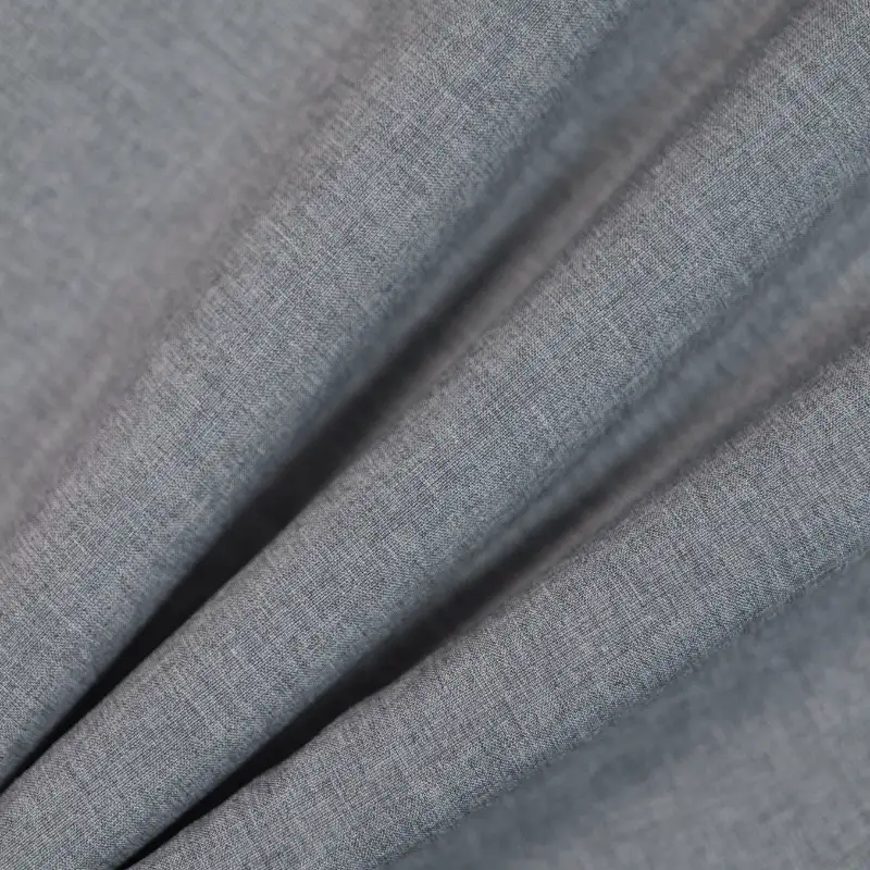 China Fabric for Shirt,Skirt Cotton/Rayon Plain Woven Blended Fabric Polyester PBT Spandex GREY color buy from China wholesaler bulk order at wholesale price free worldwide shipping Alibaba