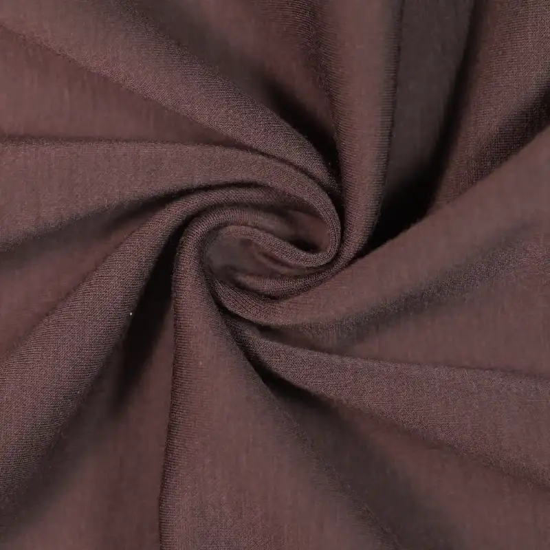 China Fabric for Skirt,Hoodie,Baby Lantern Camisole Top,Womens Drawstring Lantern Pants Scuba Knit Fabric Polyester Modal Spandex brown color buy from China wholesaler bulk order at wholesale price free worldwide shipping Alibaba