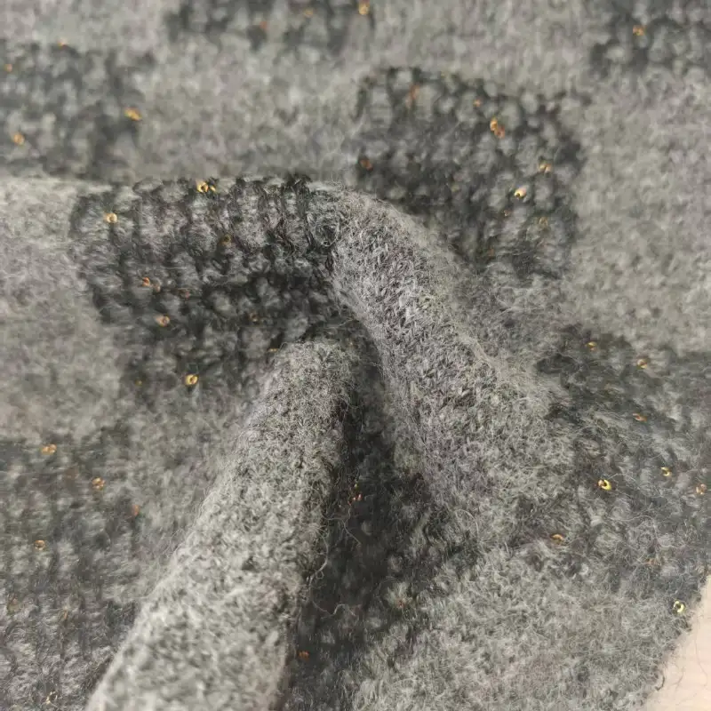 China Yarn for Full-Zipper Cardigan (Sweater),Half-Zipper Cardigan (Sweater),Shirt Half Sleeve Button (Sweater) Mossy Yarn Fancy Yarn Polyester Recycled Polyester Acrylic Wool Spandex Grey color buy from China wholesaler bulk order at wholesale price free worldwide shipping Alibaba