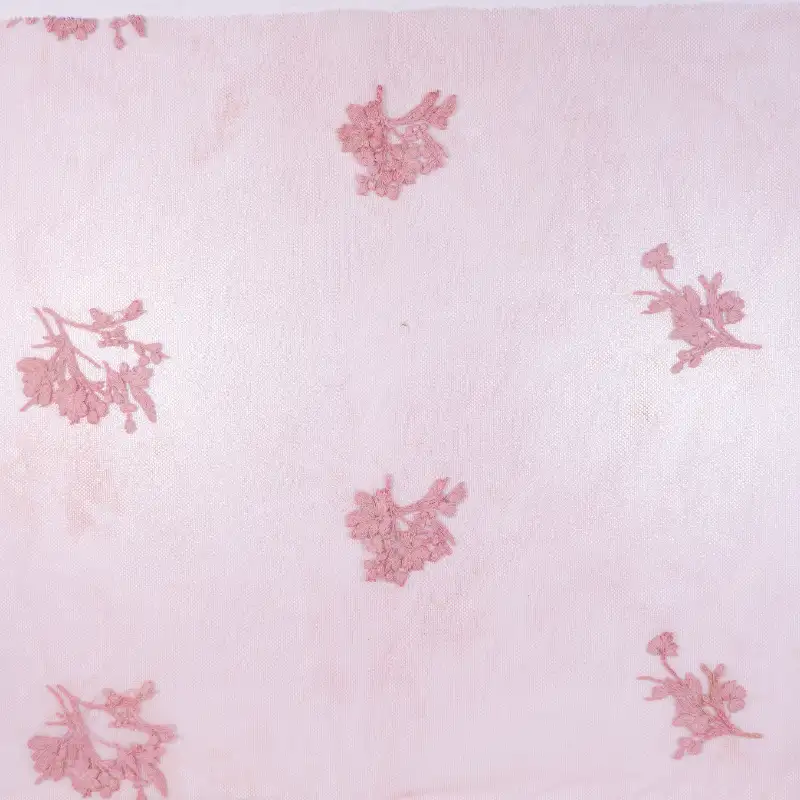 China Fabric for Skirt Mesh Knit Fabric Polyester pink color buy from China wholesaler bulk order at wholesale price free worldwide shipping Alibaba