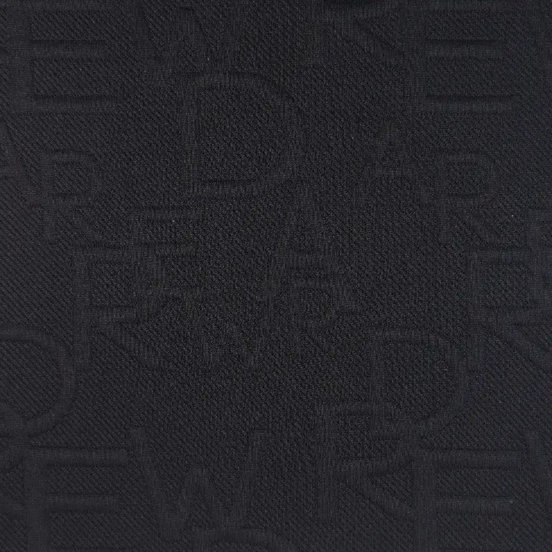 China Fabric for Jackets Jacquard Knit Fabric Polyester Spandex black color buy from China wholesaler bulk order at wholesale price free worldwide shipping Alibaba