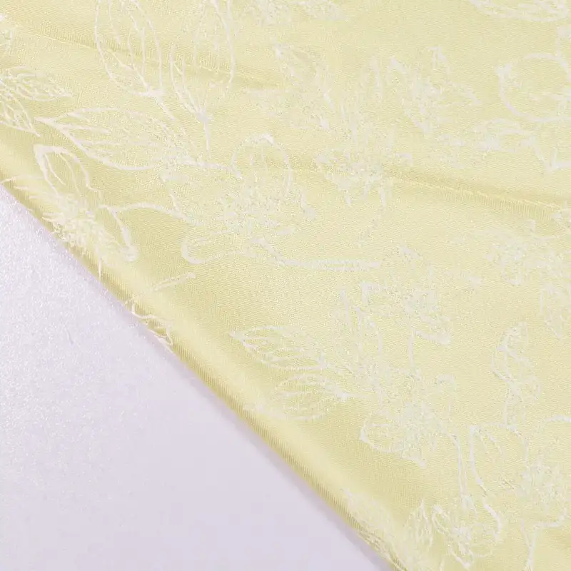 China Fabric for Shirt,Skirt Jacquard Woven Blended Fabric Synthetic Silk Polyester yellow 3 color buy from China wholesaler bulk order at wholesale price free worldwide shipping Alibaba